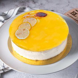 Tarta mousse de limón