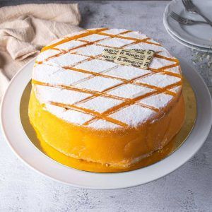 Tarta yema tostada