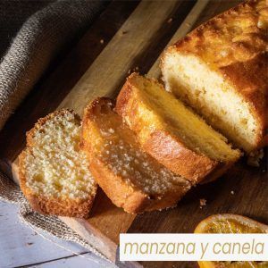 Bizcocho de manzana y canela
